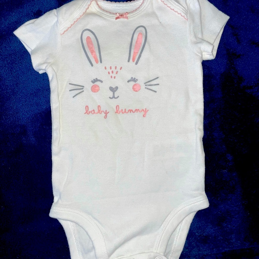 6 pack of infant girl onesie